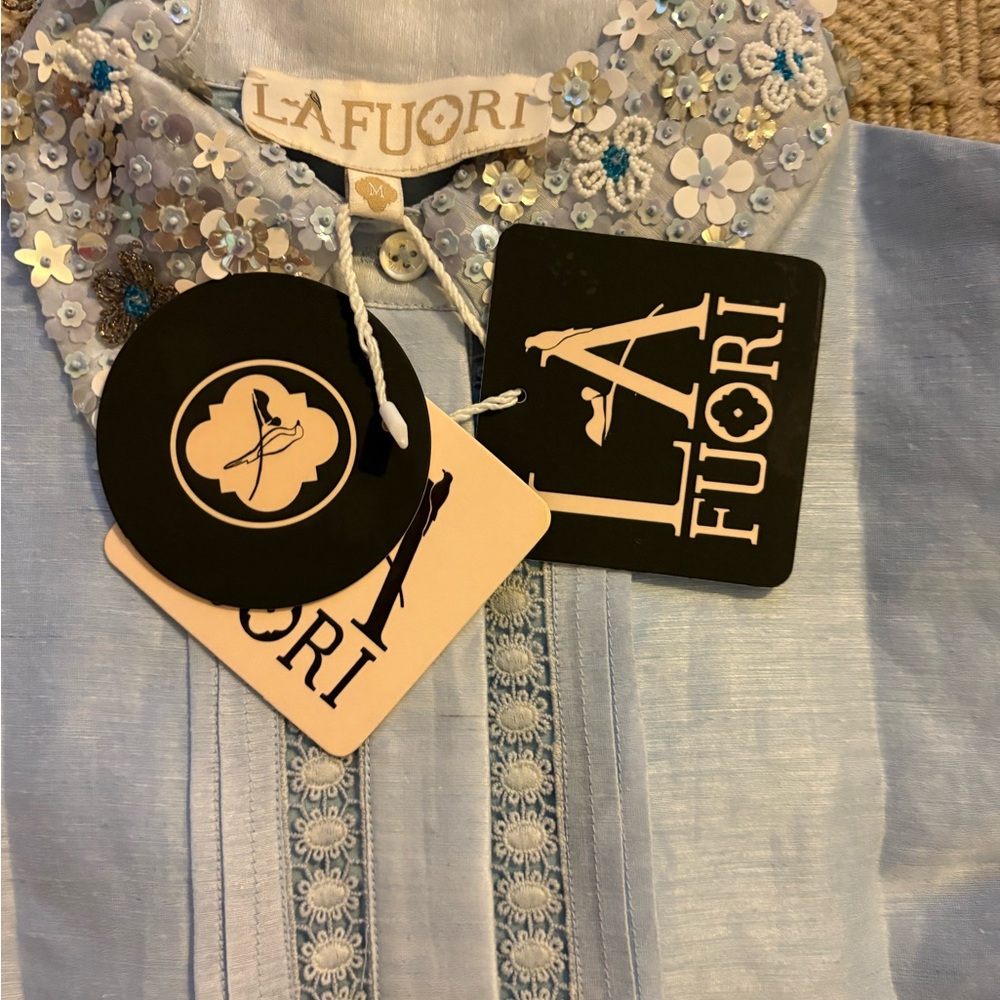 Elegant Light Blue Maxi Dress - Picture 2 of 7